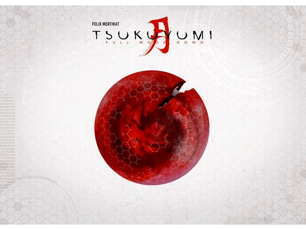 Tsukuyumi full moon down miniatures insert by MrReddiculous
