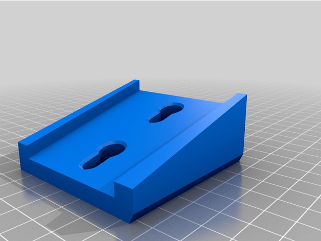 slim screen mount ender 3v2 by Realcowboy