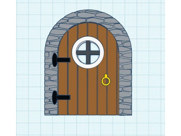 Fairy Door (flatter version) by rkxone