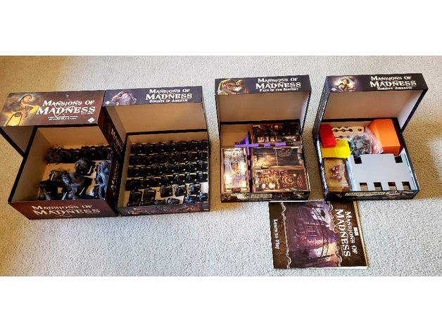 Mansions of Madness Organizer (All 2nd Ed. Expansions) by BChapy