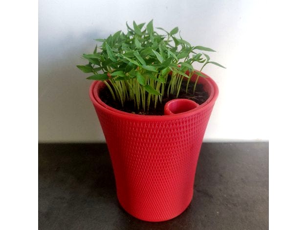 Self-Watering Plant Pot by lukki15