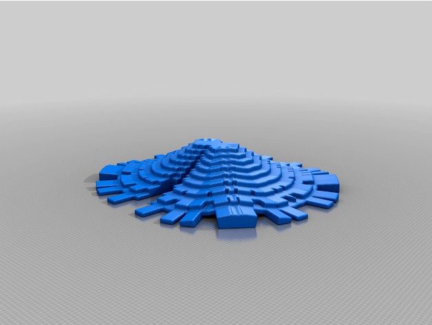 The W Hotel Aztec Temple In Tenochtitlan by Conceptualiz3D