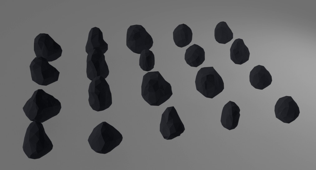 Free Low Poly Rock Model Pack