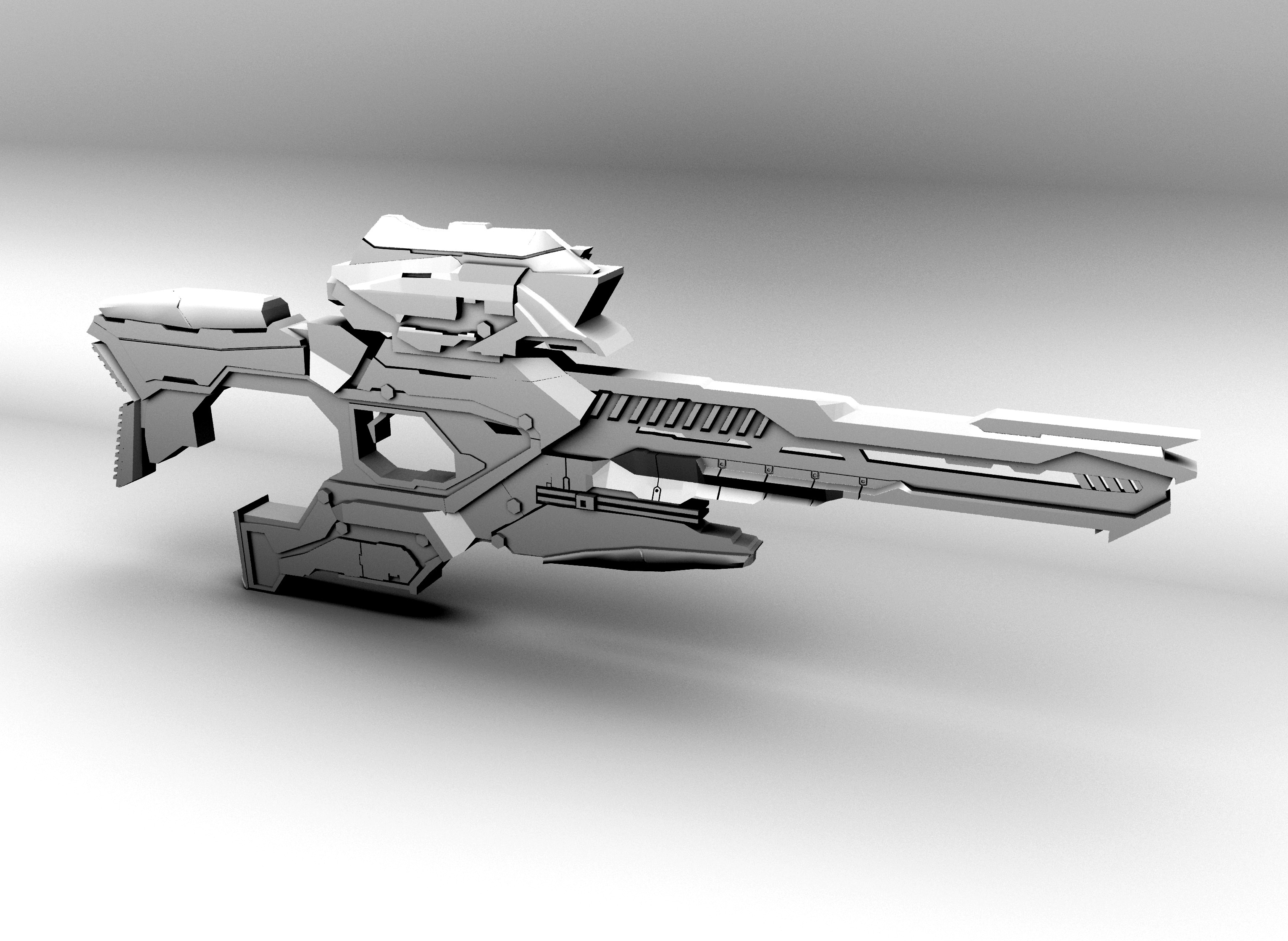 sci fi sniper gun