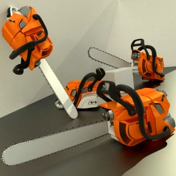 Chainsaw High Poly Version