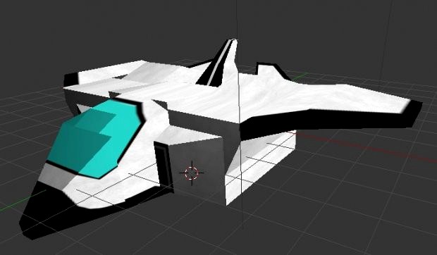 Low poly Space Ship