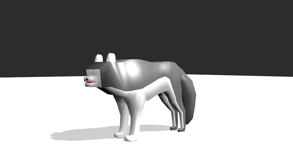 Wolf Character LowPoly