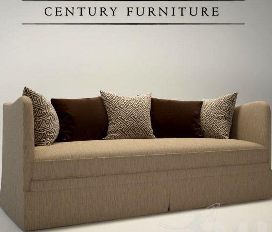 Century Furniture Tahoe Skirted Apt Sofa
