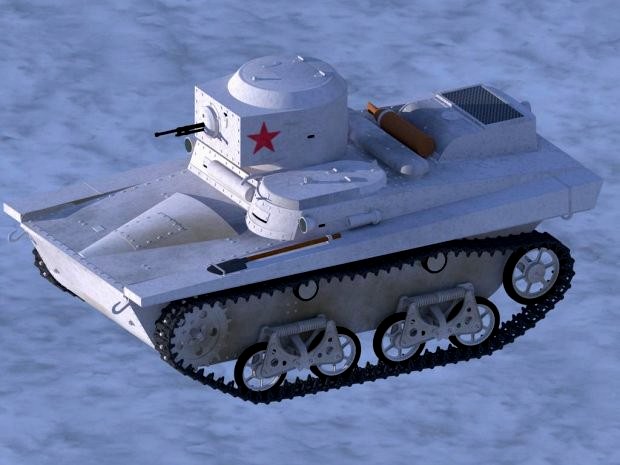 T37A amphibious light tank