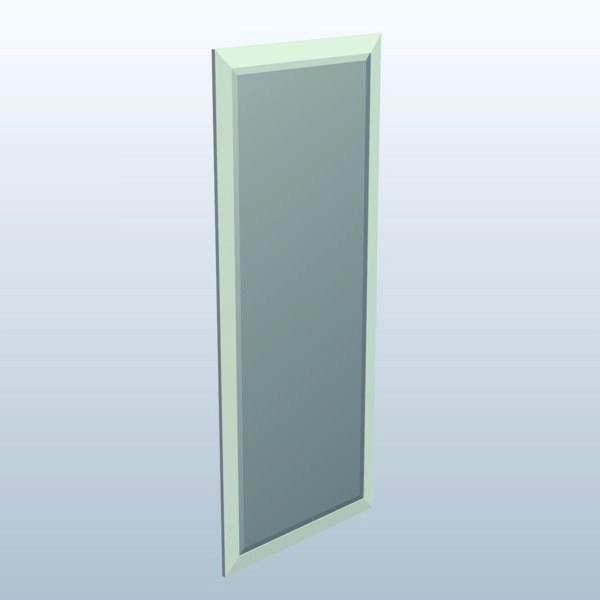 Rectangular MirrorWhite v1