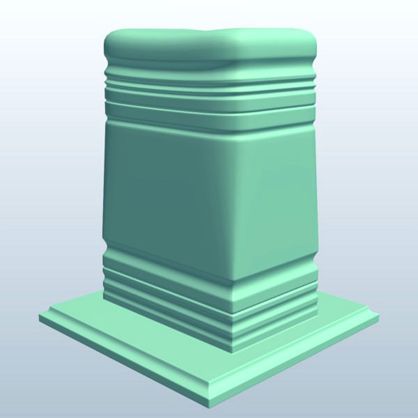 Rounded Rectangle with PatternsGrooves v1