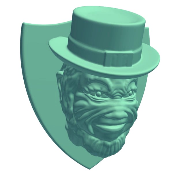 WallMount Leprechaun with Hat v1