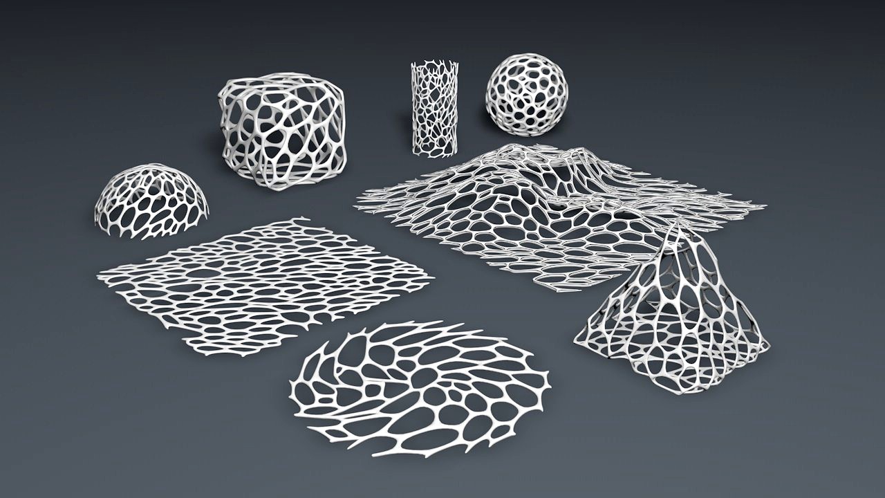 Highpoly Voronoi Objects