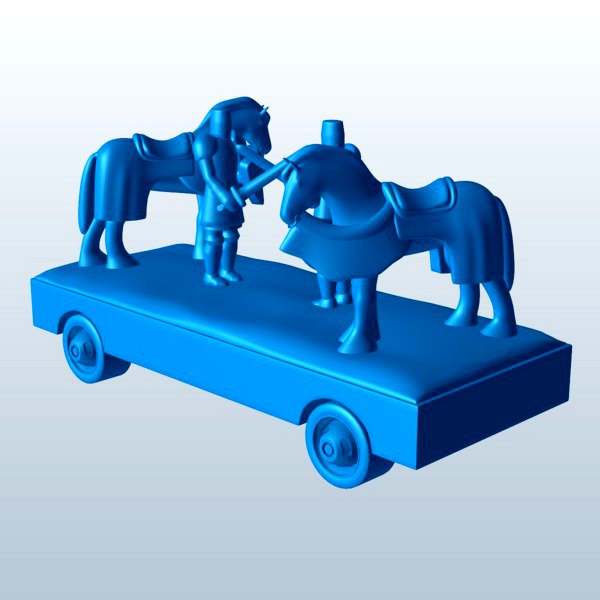 Parade FloatKnights Dueling v1