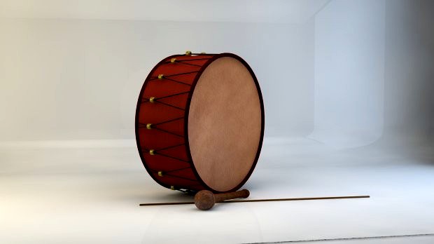 Drum with texture