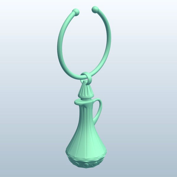 Wine Glass Fob Decanter Glass v1