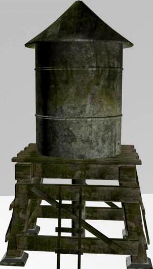 Woter tower 3D Model