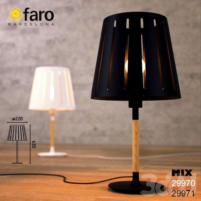 Faro MIX table lamp