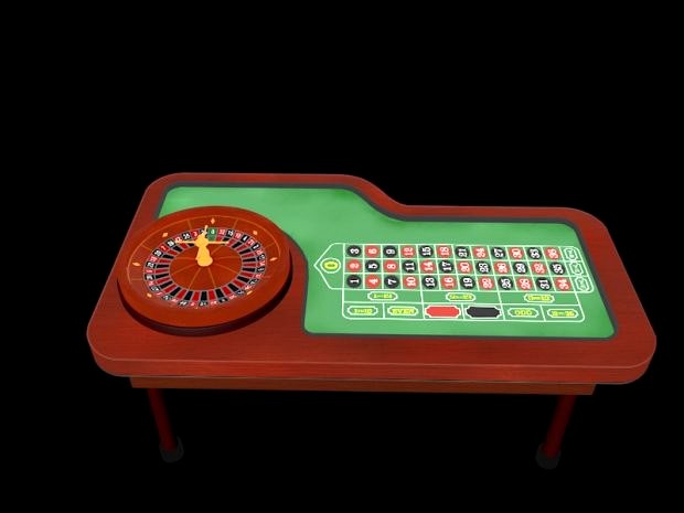 Roulette table
