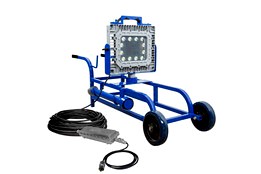 150W EXP LED Light - 21,000 Lm - Cart Mount - Quick Change Mount - C1D1 - 100' 12/3 SOOW - Inline