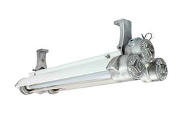 Explosion Proof Paint Spray Booth LED Light - 2 Foot 2 Lamp Fixture - Class 1, Div. 1 - Low Voltage