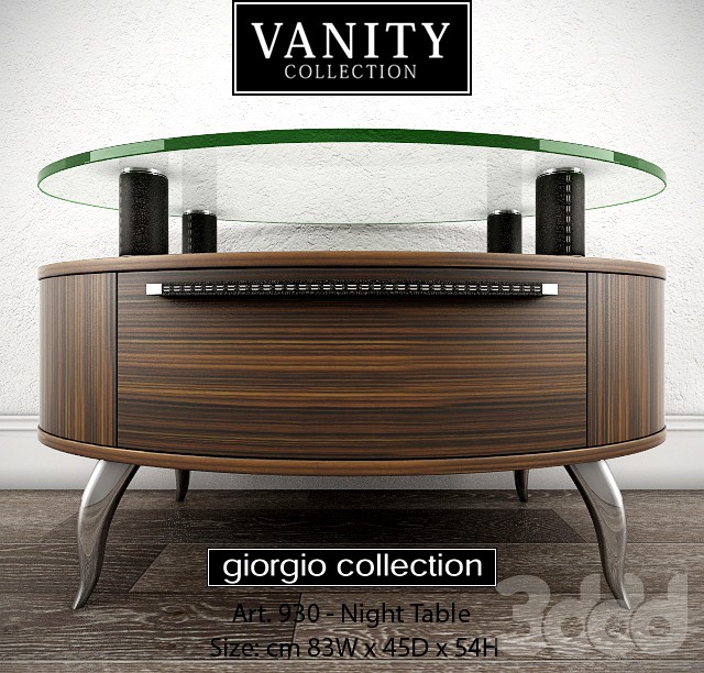 GIORGIO COLLECTION  Vanity - Art. 930 - Night Table