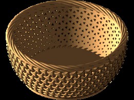 Keranjang Rotan Solidworks // Rattan Basket