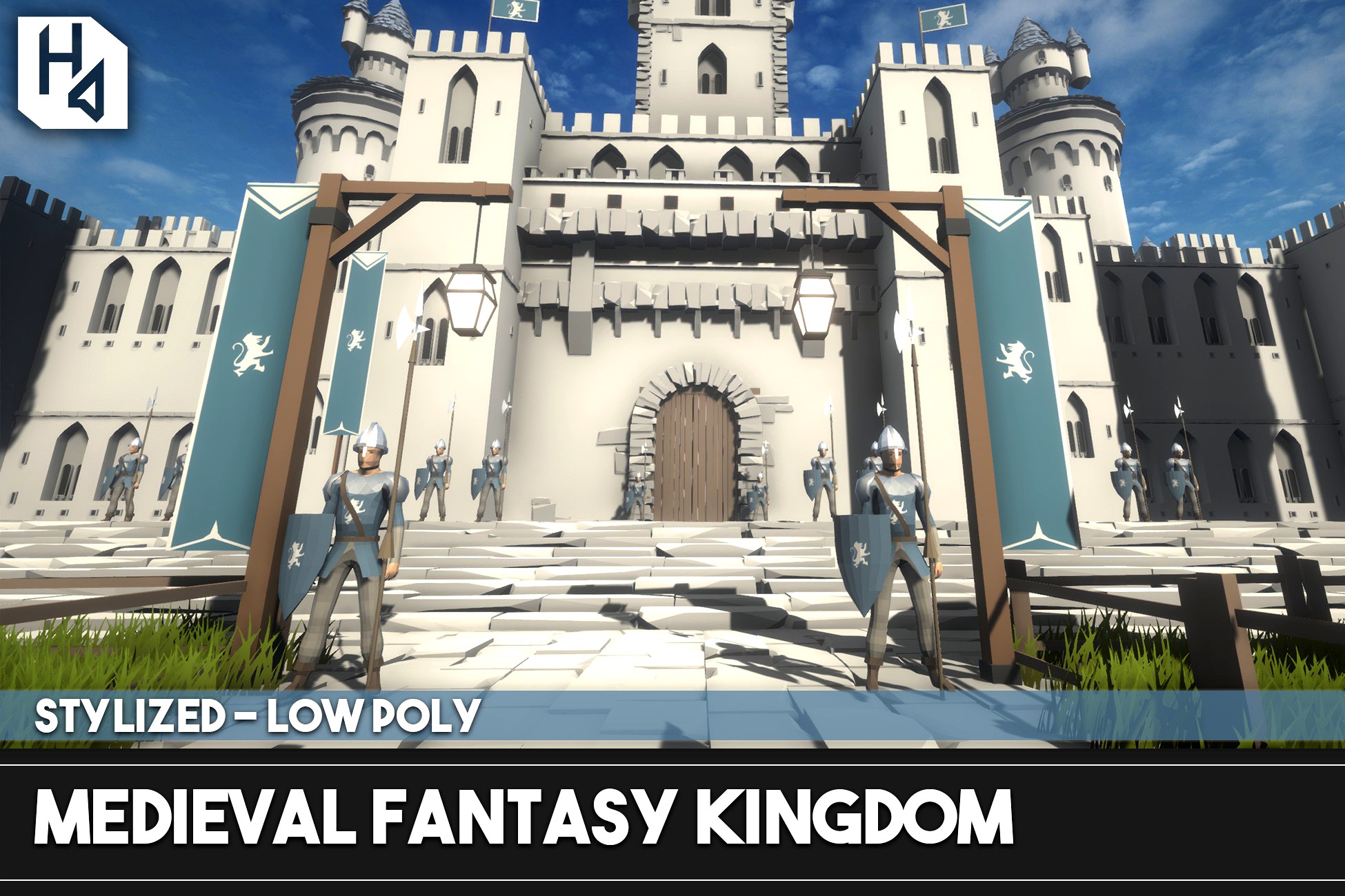 Medieval Castle Pack - Stylized Low Poly