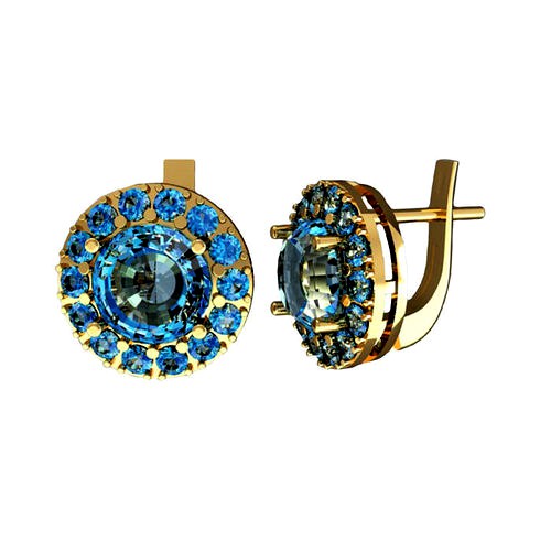 Earrings 951 | 3D