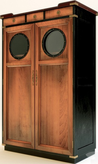 шкаф комод Authentic Models Porthole Cabinet