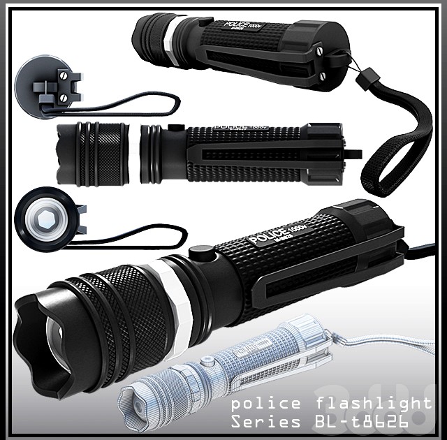 flashlight police