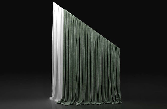 Curtain Green-15