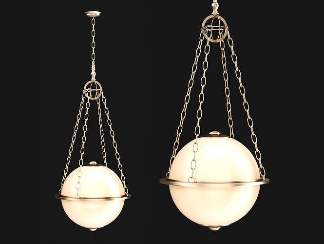Visual comfort - Modern globe pendant