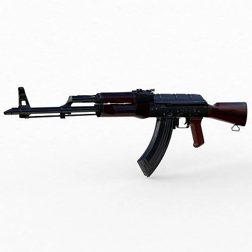 AKM Assault Rifle Vray