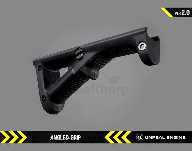 Angled Grip - FPS Gun Attachment for Unreal Engine