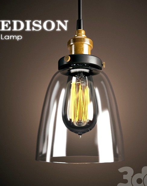 American country industrial Edison Lamp