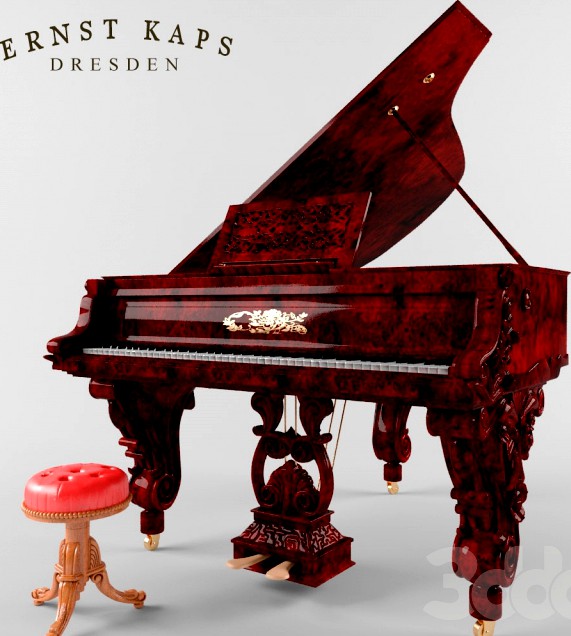 Рояль в стиле барокко