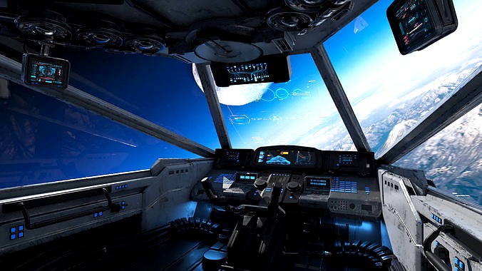 Spaceship Cockpit v3
