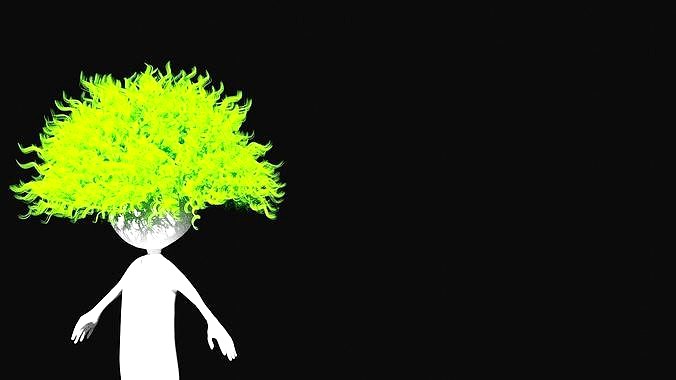Hair Stickman