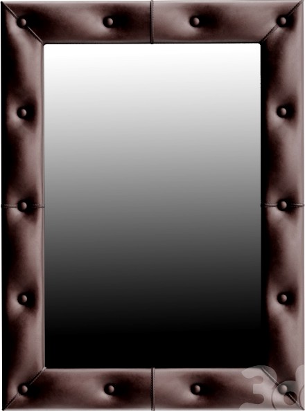 Leather Mirror Small