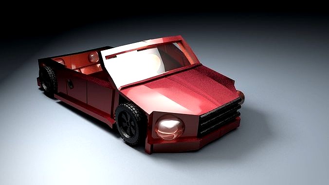 Game Car 3D model one