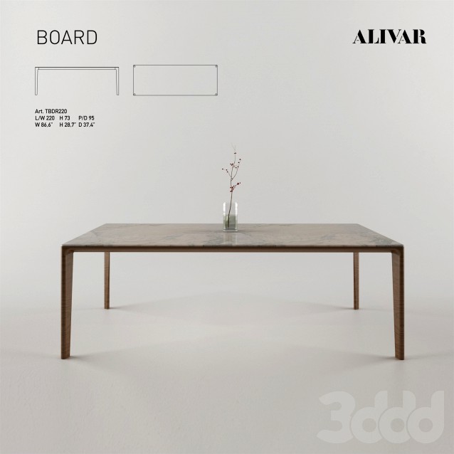 Alivar Board Table