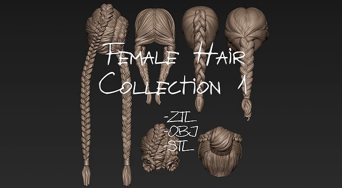 Female Hair Collection 1