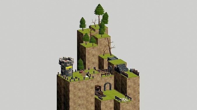 Medieval action RPG environment set