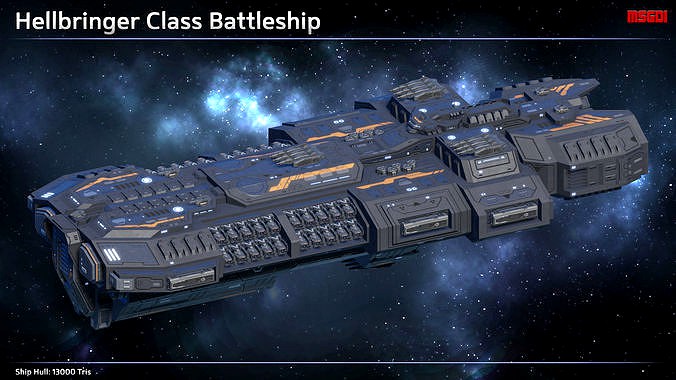 Spaceship Battleship Hellbringer
