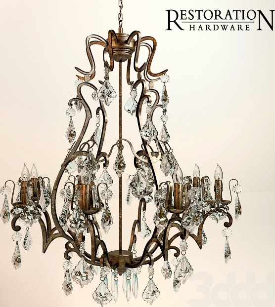 Florian Mercury Glass Chandelier