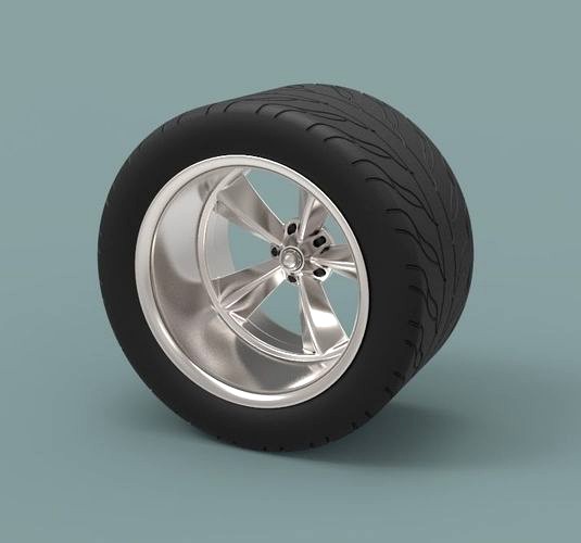 Rear sport wheel