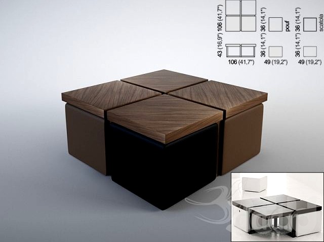 Tao Coffee Table ver design