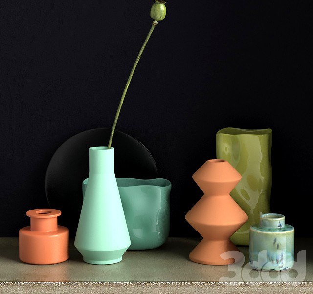 CB2 vases set