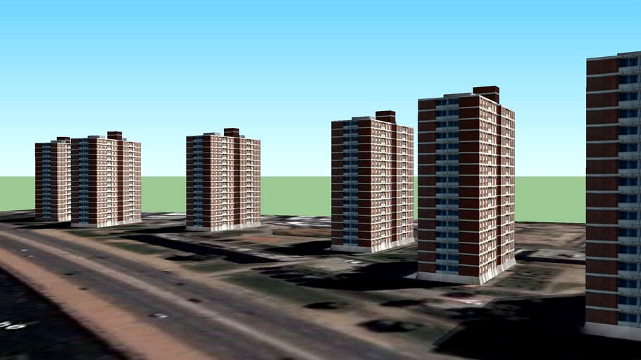 Edificios sobre Rambla Sur - Montevideo